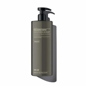 PREVIA Extralife Rebalancing Shampoo | Anti-Sebum Treatment for Oily Hair and Scalp | Purifies and Regulates Sebum Production | Natural Ingredients | Vegan and Cruelty-Free | 32.12 oz