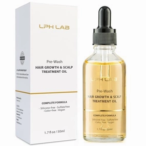 Prewash Dry Scalp Treatment Hair Oil: Pre Shampoo Rosemary Oil for Hair Growth and Dandruff Itchy flaky Scalp, 1 Pack 1.7 fl oz
