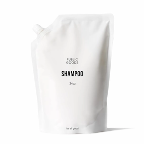 Public Goods Shampoo for Women & Men | Natural Gentle Shampoo to Cleanse & Nourish All Hair Types | Made with Organic Essential Oils | Sulfate & Paraben Free | Vegan | Made in Canada | 34 Fl Oz Refill