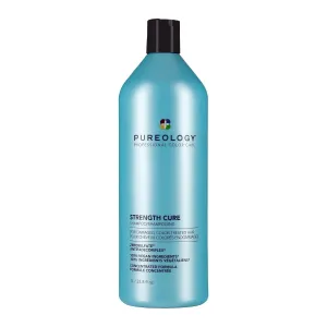 Pureology Strength Cure Shampoo - For Damaged and Color-Treated Hair, Fortifies & Strengthens Hair, Sulfate-Free & Vegan