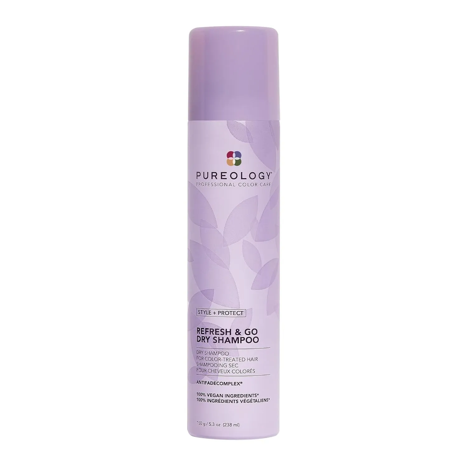 Pureology Style   Protect Refresh & Go Dry Shampoo For Oily and Color-Treated Hair - Volumizes and Protects from Heat Dry Shampoo, Silicone-Free & Vegan