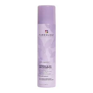 Pureology Style   Protect Refresh & Go Dry Shampoo For Oily and Color-Treated Hair - Volumizes and Protects from Heat Dry Shampoo, Silicone-Free & Vegan
