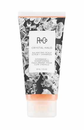 R Co Crystal Halo Balancing Scalp Scrub   Shampoo | Purifies   Cleanses   Balances | Vegan   Cruelty-Free | 3 Oz