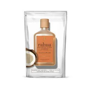 Rahua Enchanted Island Hair Shampoo with Biotin, Refill 9.5 Fl Oz, Supports Strength, Hair Growth, Shine, All Hair Types, Vitamin C, E, A, B6, Coconut Guava Scent, Nourishing Hair Care for Men & Women