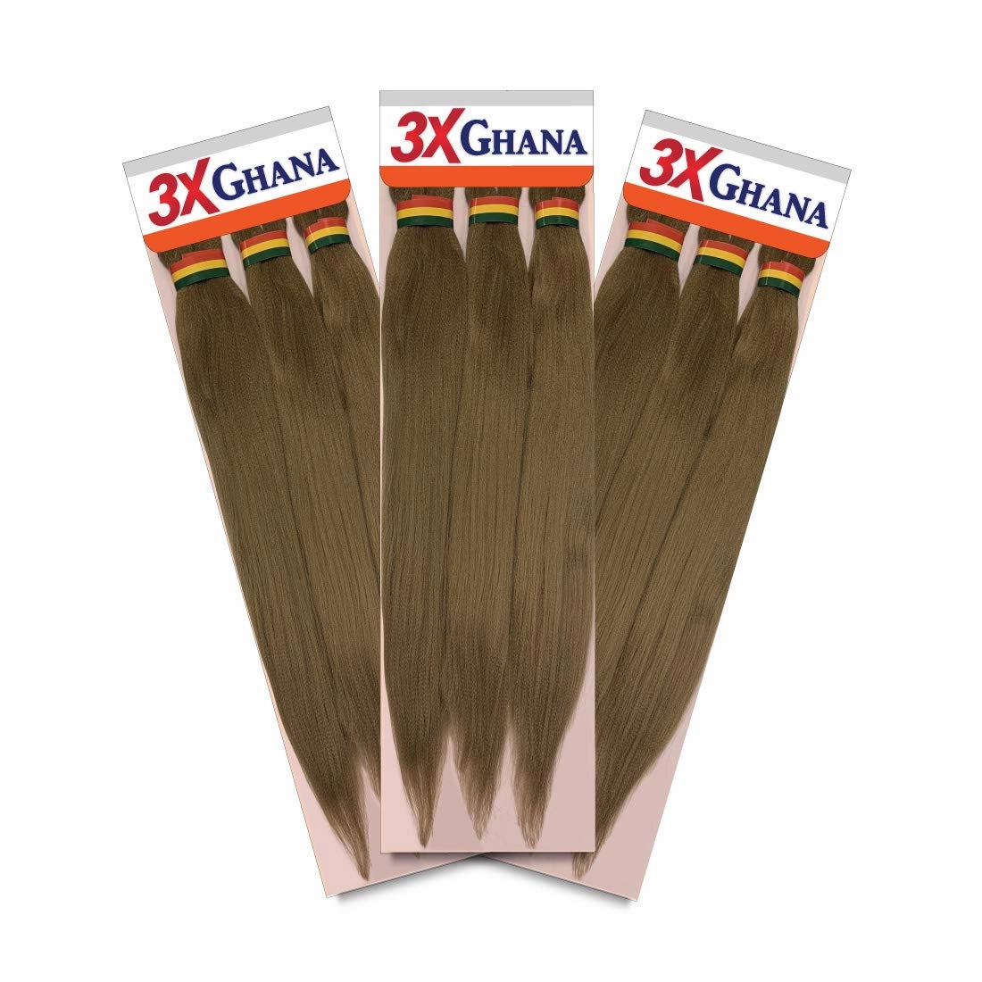 REALISTIC - Multi Pack Deals! Pre-stretched X-Pression 3X Ghana Braids unfolded 60" 100% Kanekalon Easy to braid, KNOTLESS, FEED in Braid Itch Free (3-PACK, 27) E613XG6-273