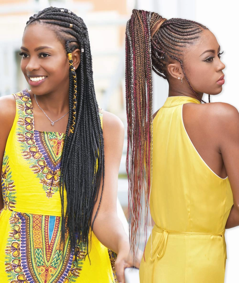 REALISTIC Multi Pack X-Pression 3X Ghana Braids Pre-stretched Unfolded 60" 100% Kanekalon Easy to Braid, Knotless, Feed in Itch Free (20-Pack, 27) E613XG6-2720