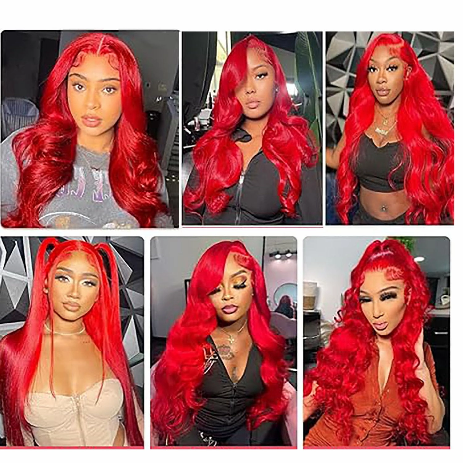 Red Bundles Human Hair Burgundy Body Wave Bundles Human Hair 12 14 16 Inch Unprocessed 8A Brazilian Virgin Light Red Body Wave Bundles Human Hair Extensions Bright Red Bundles