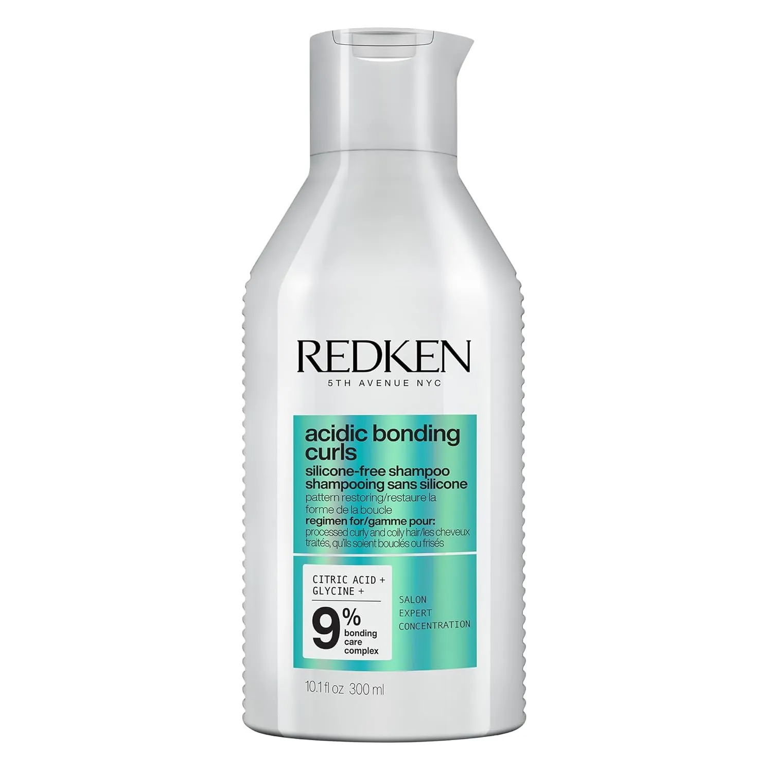REDKEN Acidic Bonding Curls Shampoo For Curly Hair - Strengthen and Repair Damaged Curls, With Avocado Oil and Shea Butter, Sulfate-Free