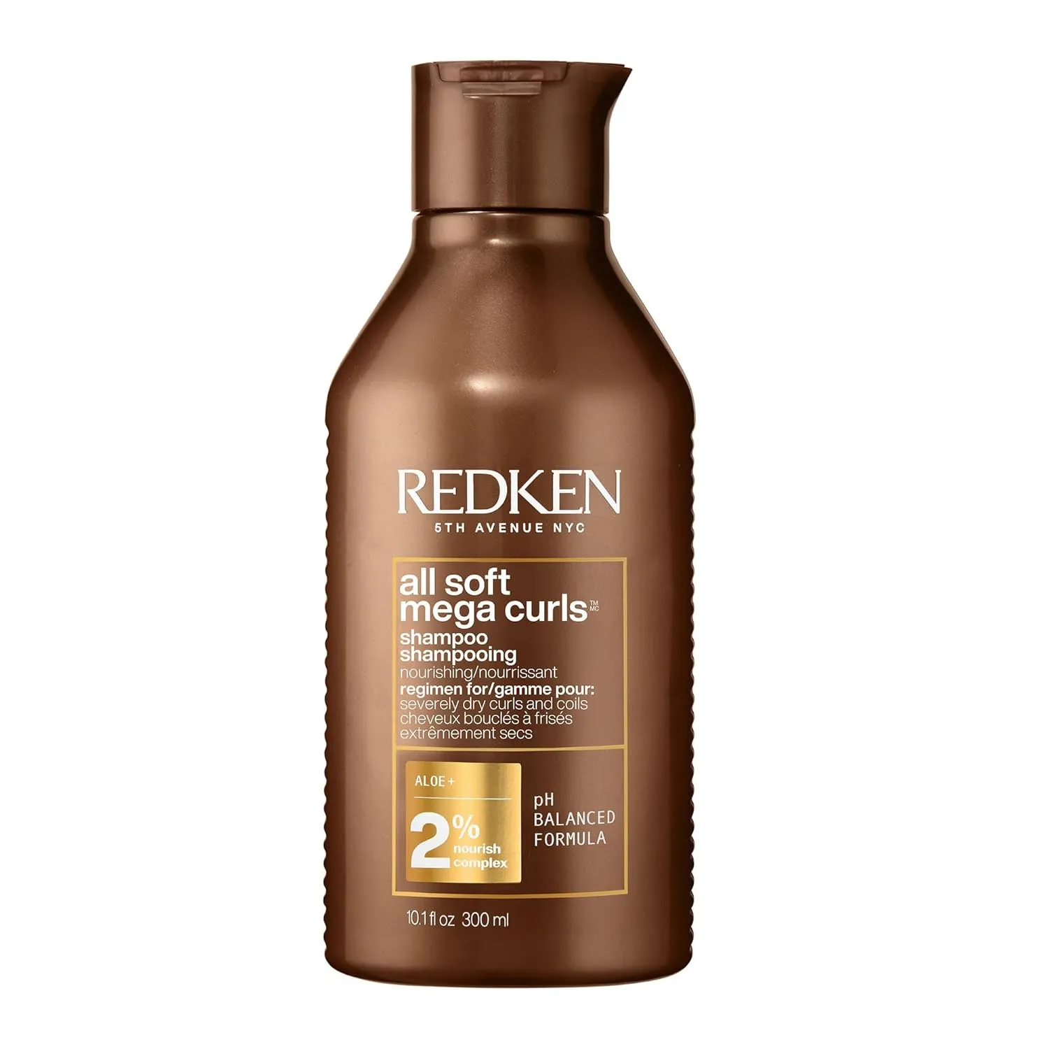 Redken All Soft Mega Curls Shampoo For Extremely Dry Curly & Coily Hair - Nourishes & Softens Severely Dry Hair, Sulfate Free
