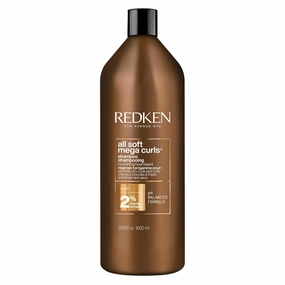 Redken All Soft Mega Curls Shampoo For Extremely Dry Curly & Coily Hair - Nourishes & Softens Severely Dry Hair, Sulfate Free