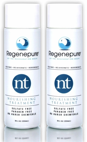 Regenepure, NT Shampoo Nourishing Treatment, Supports a Healthy Scalp and Hair Growth, 8 oz (2 Pack)
