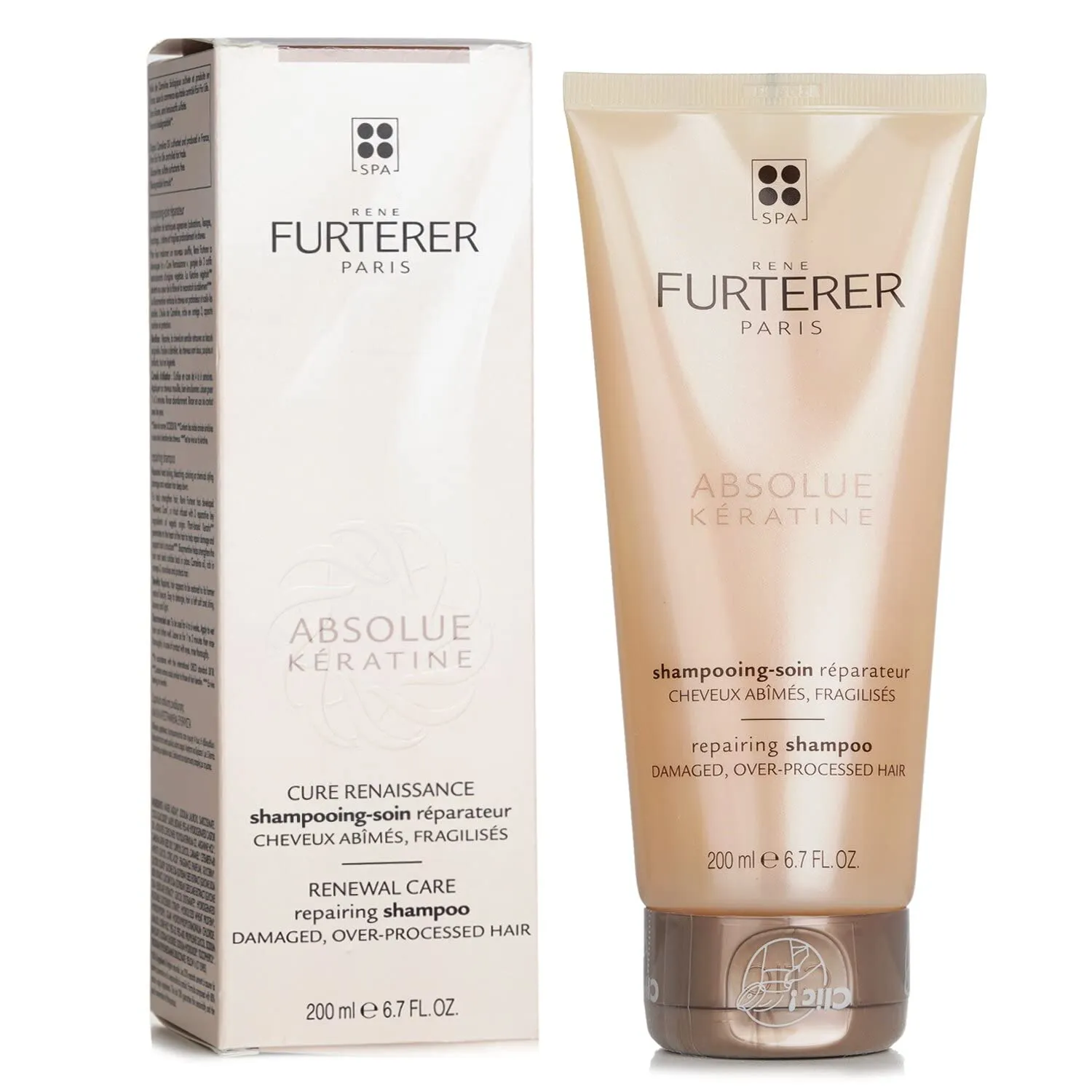 Rene Furterer ABSOLUE KERATINE Repairing Shampoo for Damaged, Over-Processed Hair