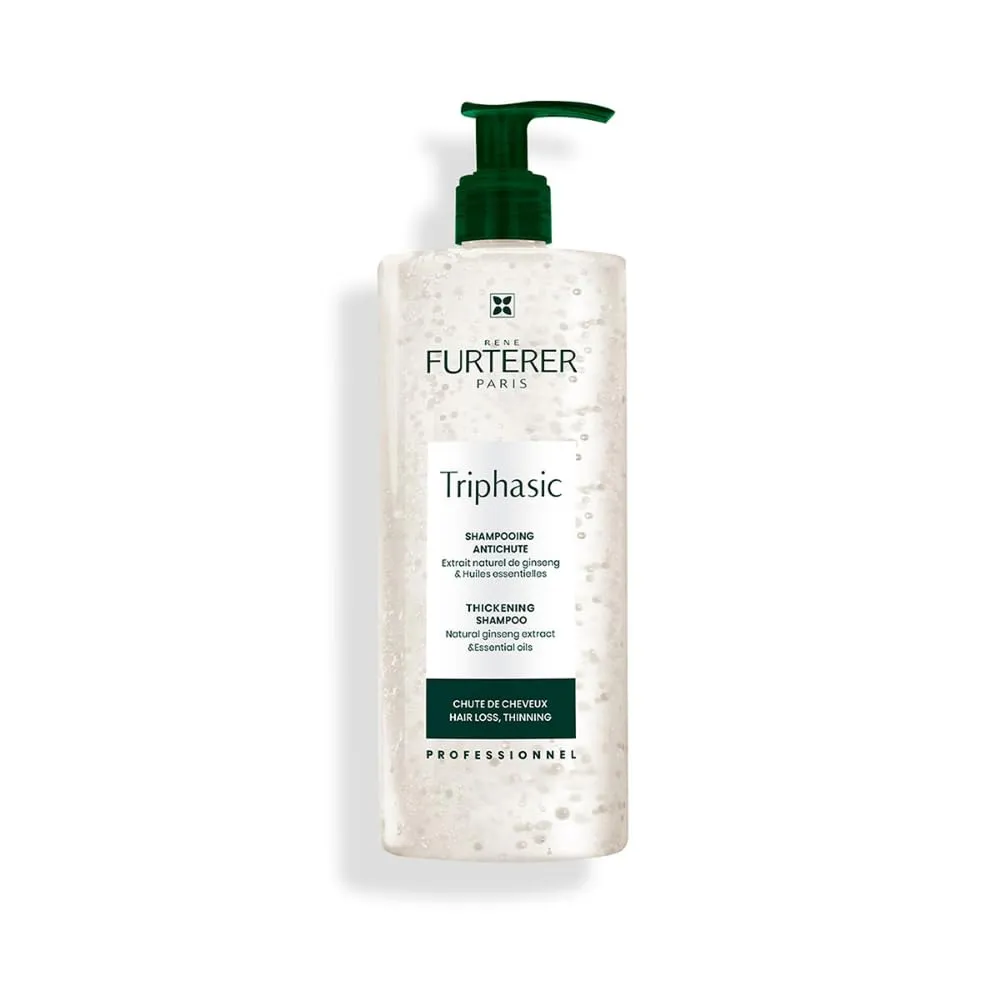 Rene Furterer TRIPHASIC Strengthening Shampoo - Thinning Hair - Fortify Hair's Strength - Scalp Nutrition - For Men & Women