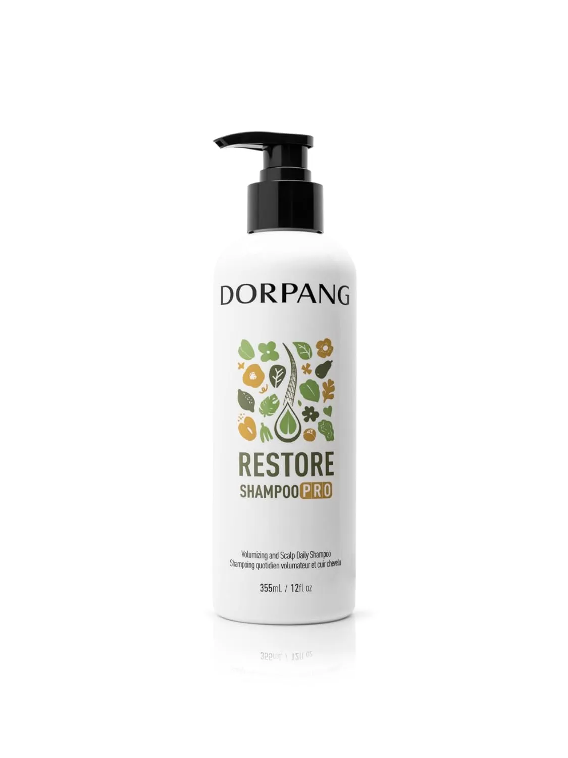 Restore Shampoo Pro - For Thicker and Fuller-Looking Hair, Balance Scalp environment, Volumizing & Nourishing, Paraben, Phthalate and Sulfate Free -12 fl oz