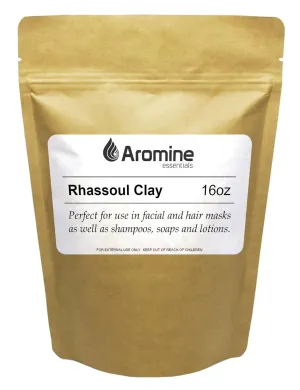 Rhassoul Clay Powder 16oz Moroccan Ghassoul Clay Mask, Nourishing, Unisex, Skin Treatment Mask