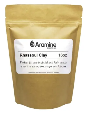 Rhassoul Clay Powder 16oz Moroccan Ghassoul Clay Mask, Nourishing, Unisex, Skin Treatment Mask