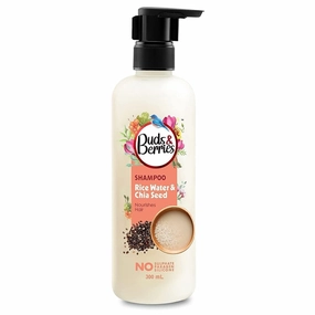 Rice Water and Chia Seeds Nourishing Shampoo | Strengthens Hair, 120 Hours of Conditioning | Sulfate-Free, Paraben-Free, Silicone-Free | 300 ml