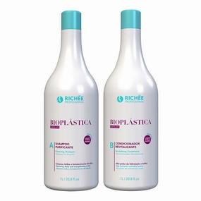 Richée Professional | Bioplastica Home Care Kit | Shampoo And Conditioner | (2x) 1000 ml / 33.8 fl.oz.