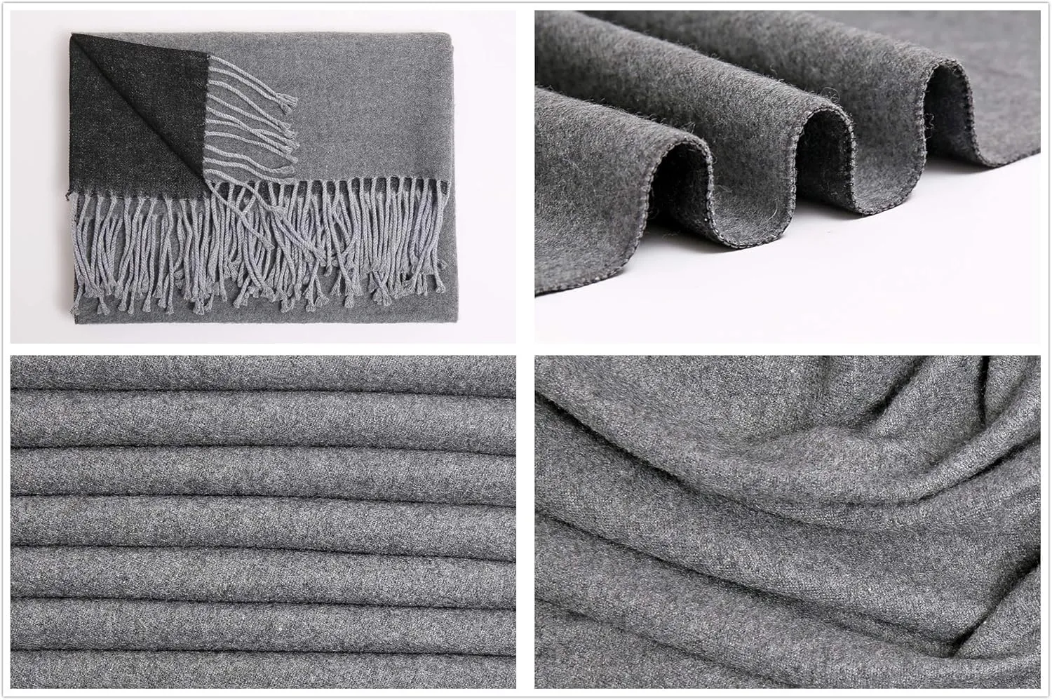 RIIQIICHY Pashmina Shawls and Wraps for Evening Dresses Scarfs for Women Fall Winter Travel Blanket Scarf Large Warm Scarves