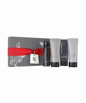 Rituals the ritual of HOMME men Gift Set S foaming shower gel 50ml, shampoo 70ml, cooling shower gel 70ml, body lotion Collection:Homme