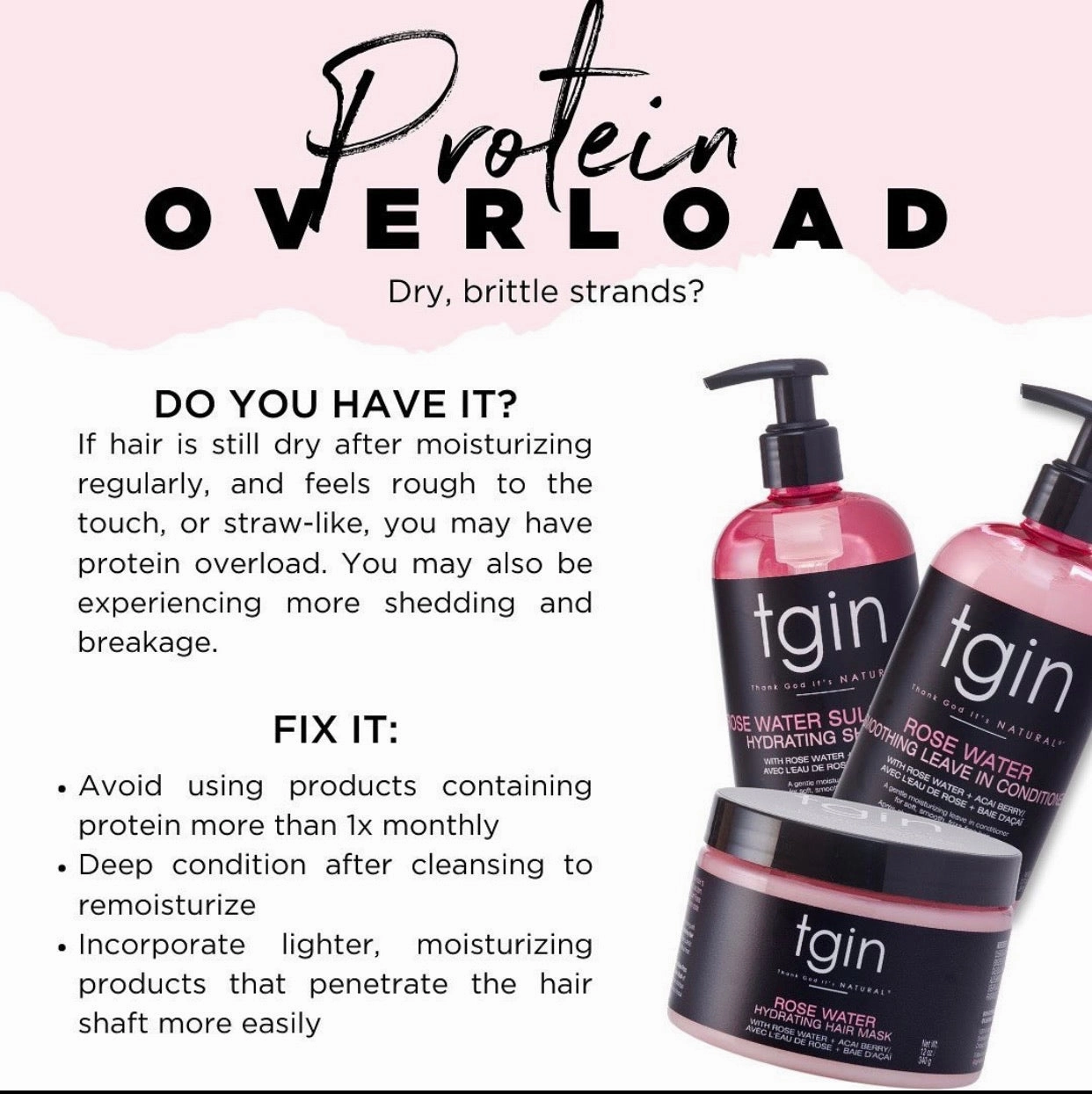 Rose Water Sulfate Free Hydrating Shampoo
