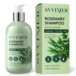 Rosemary Hair Growth Shampoo - Thickening Shampoo with Biotin Tea Tree Oil Mint for Hair Loss and Thinning Hair - for Women and Men 11.8 Fl Oz (Pack of 1)