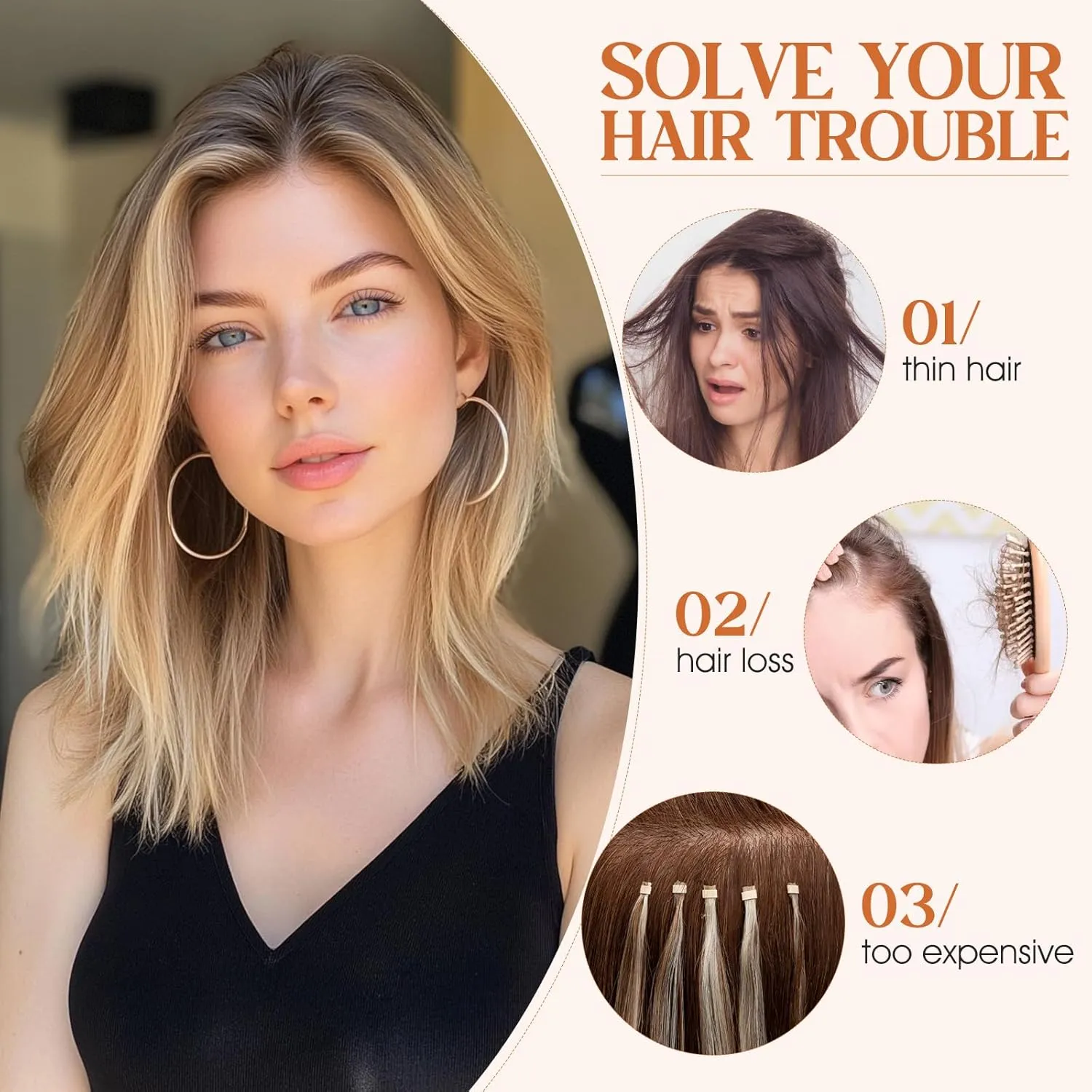 S-noilite Halo Hair Extensions Real Human Hair 12inch Short Straight Halo Extensions for Women Adjustable Dark Brown Halo Hair Extensions
