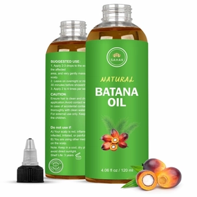 SAHAK Batana Oil Hair Growth Dr. Sebi | Authentic Sourced from Honduras 100% Organic I Natural Hair Growth Oil Prevents Hair Loss I Batana oil for Women & All Hair Types - 4 FL OZ