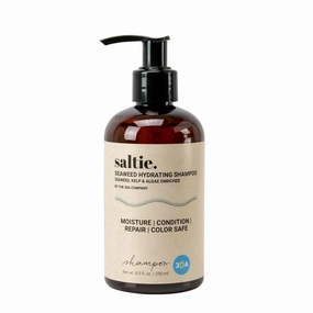 Saltie Hydrating Shampoo - Deep Moisture - Repairs and Bonds Dry Damage - Adds Shine - Reduces Frizz -No Sulfates, Parabens, Gluten, and Phthalates - No Artificial Color - Peppermint Leaf Oil