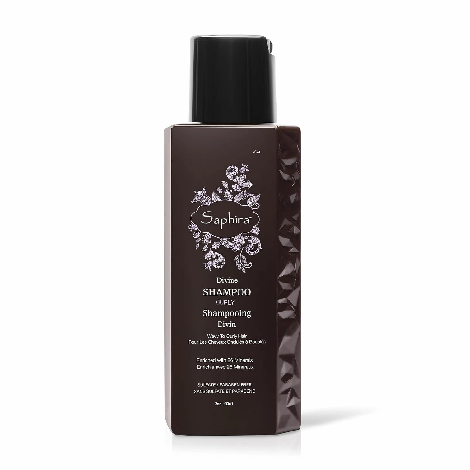 Saphira Divine Curls Shampoo for Curly, Wavy and Multi-Textured Hair, Sulfate-Free, Paraben-Free, Deeply Cleanses, Restores and Hydrates Curls