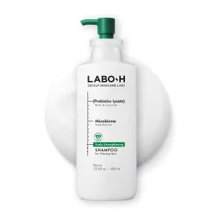 Scalp Strengthening Shampoo for Hair Growth & Anti-Loss | Vegan Ceramide Haircare Routine with Rosemary Oil, Biotin and Caffeine, Paraben Free, Korean, 13.5 Fl. oz.
