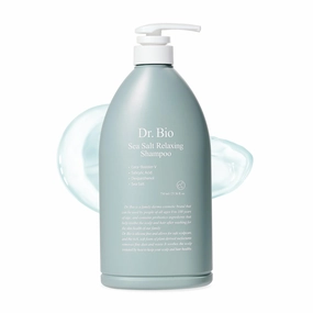 Sea Salt Relaxing Shampoo with Probiotics and Cica, Vegan Hair Loss Shampoo for Thinning Hair, Volumizing and Thickening, Hydrating and Scalp Care, Silicone & Paraben Free, Korean Hair Care