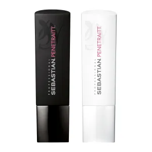Sebastian Professional Penetraitt Shampoo & Conditioner | Strengthening & Repair | For Damaged & Colored Hair | 8.4 fl oz, BUNDLE*