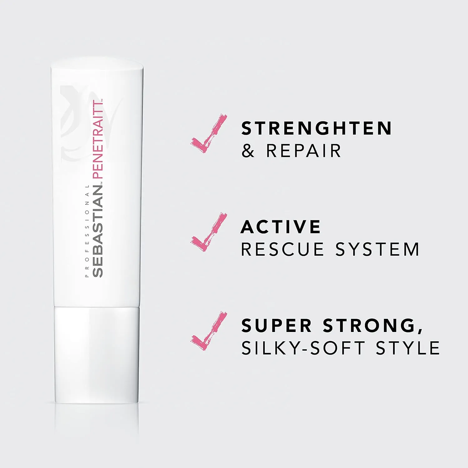 Sebastian Professional Penetraitt Shampoo & Conditioner, Strengthening & Repair, For Damaged & Colored Treated Hair
