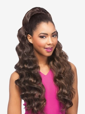 Sensationnel Lovelight - Instant Pony Synthetic Drawstring Ponytail (1B Off Black)