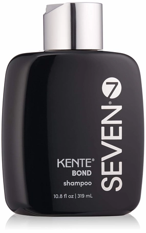 SEVEN Haircare KENTE BOND Shampoo for Split Ends   Damaged Hair, Sulfate Free, Cruelty Free with Green Tea, Guar & Pro Vitamin B5 for Men & Women, Made in USA, 10.8 oz.