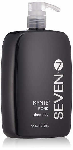 SEVEN Haircare KENTE BOND Shampoo for Split Ends   Damaged Hair, Sulfate Free, Cruelty Free with Green Tea, Guar & Pro Vitamin B5 for Men & Women, Made in USA, 32 oz.
