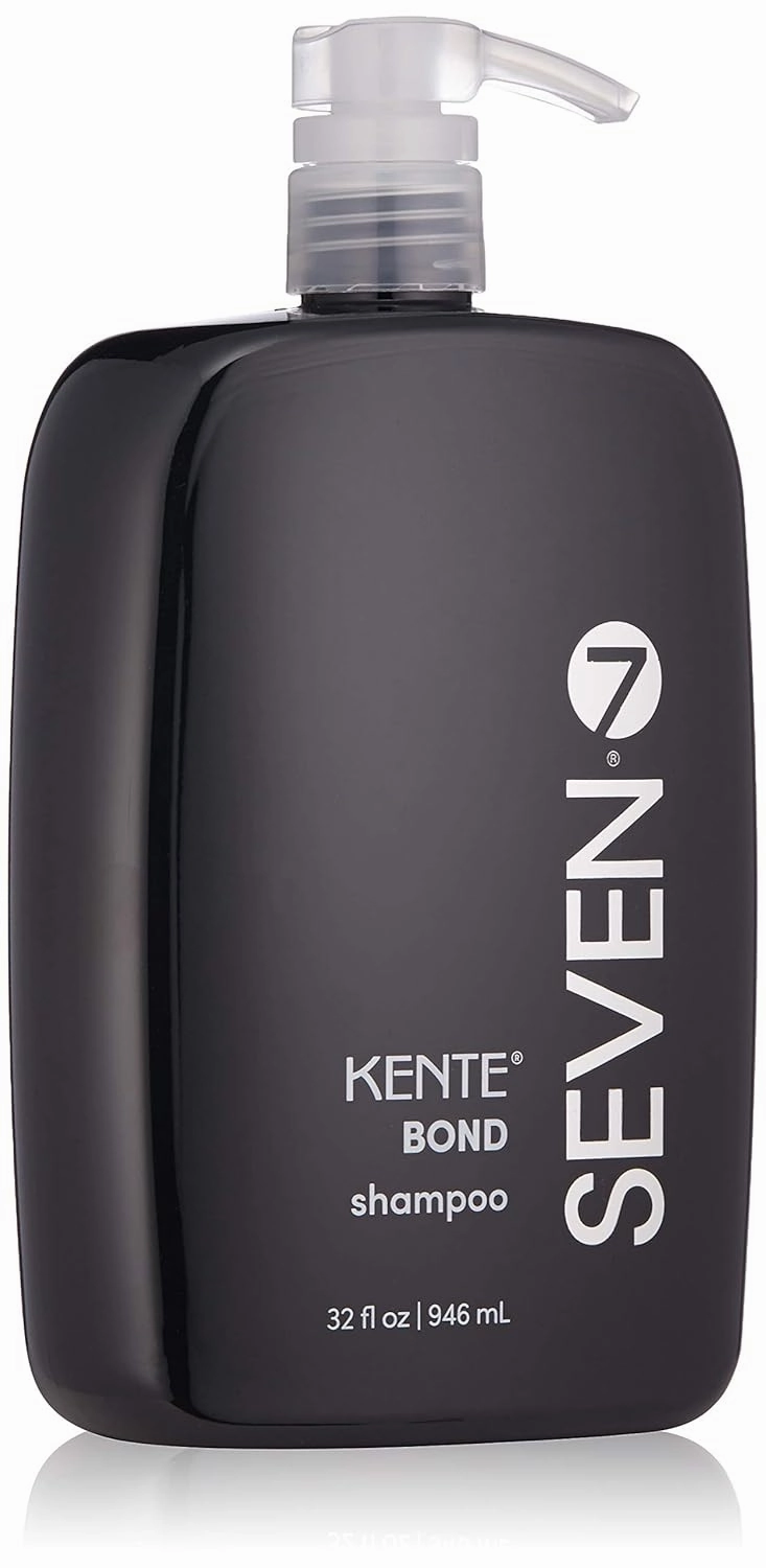 SEVEN Haircare KENTE BOND Shampoo for Split Ends   Damaged Hair, Sulfate Free, Cruelty Free with Green Tea, Guar & Pro Vitamin B5 for Men & Women, Made in USA, 32 oz.
