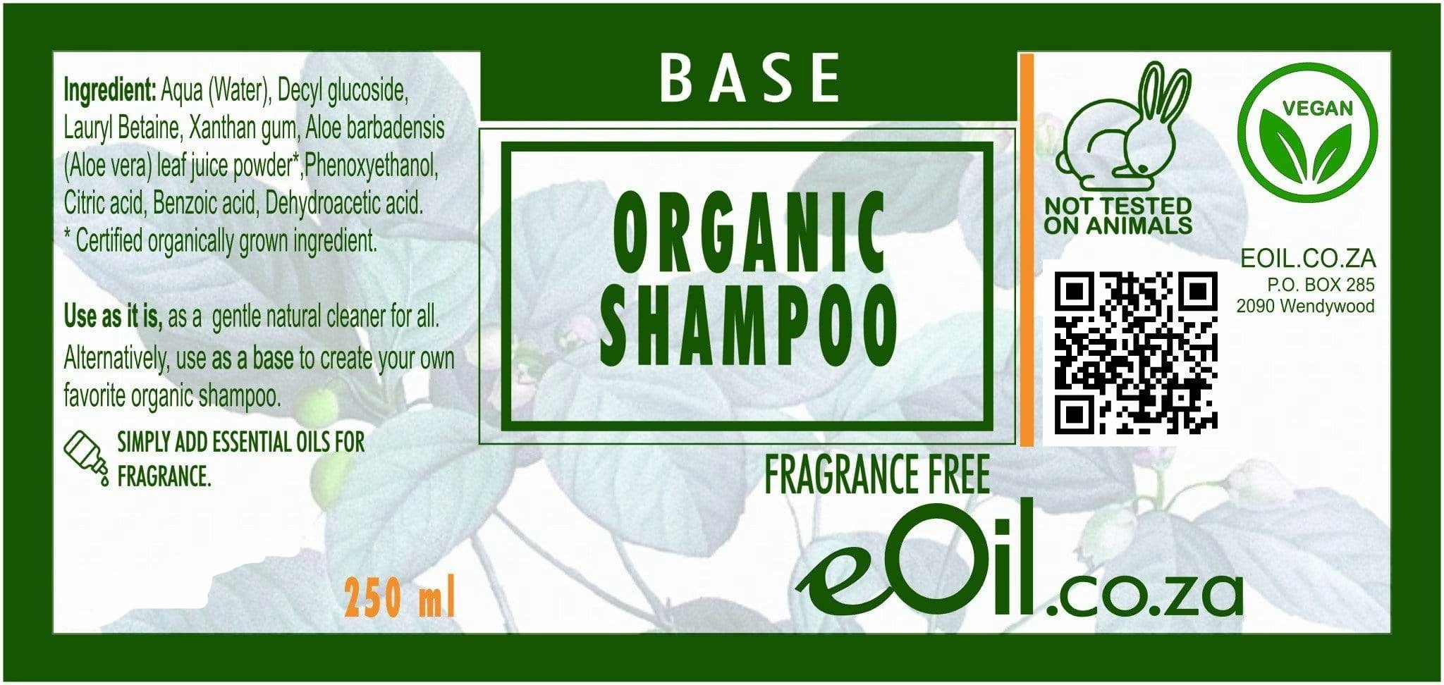 Shampoo Organic Fragrance-free Base