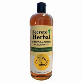 Shampoo Secreto Herbal cola de caballo y romero, 33.81 Fl Oz