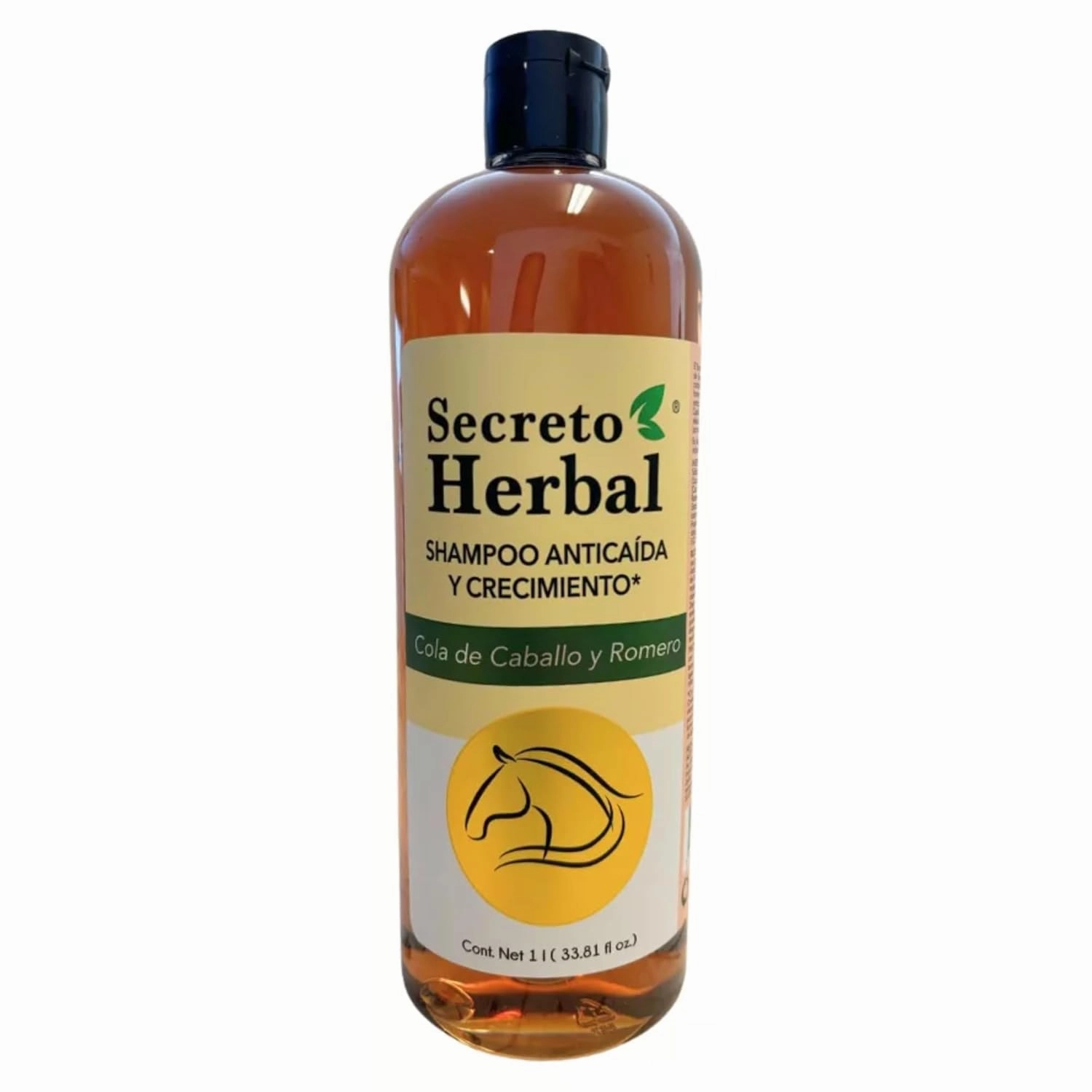 Shampoo Secreto Herbal cola de caballo y romero, 33.81 Fl Oz