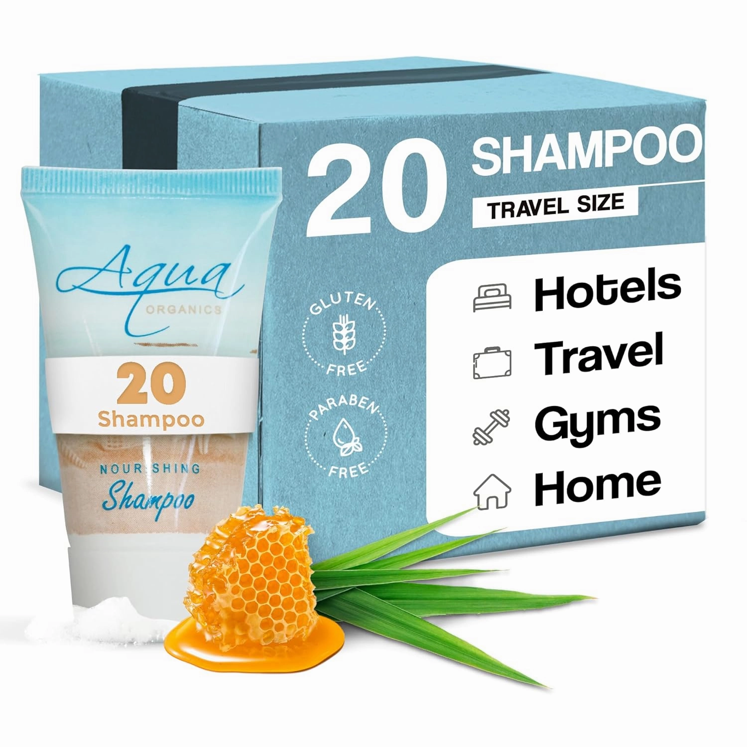 Shampoo, Travel Size Hotel Amenities, 1 oz (Case of 20)