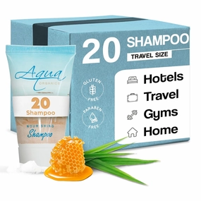 Shampoo, Travel Size Hotel Amenities, 1 oz (Case of 20)