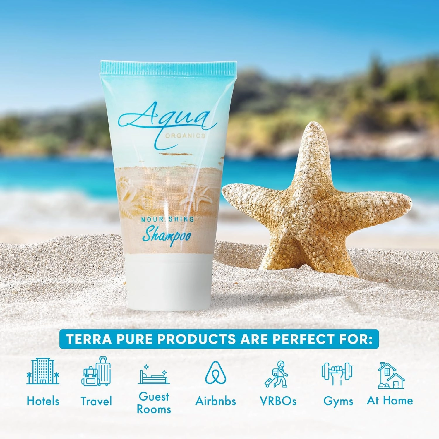 Shampoo, Travel Size Hotel Amenities, 1 oz (Case of 20)