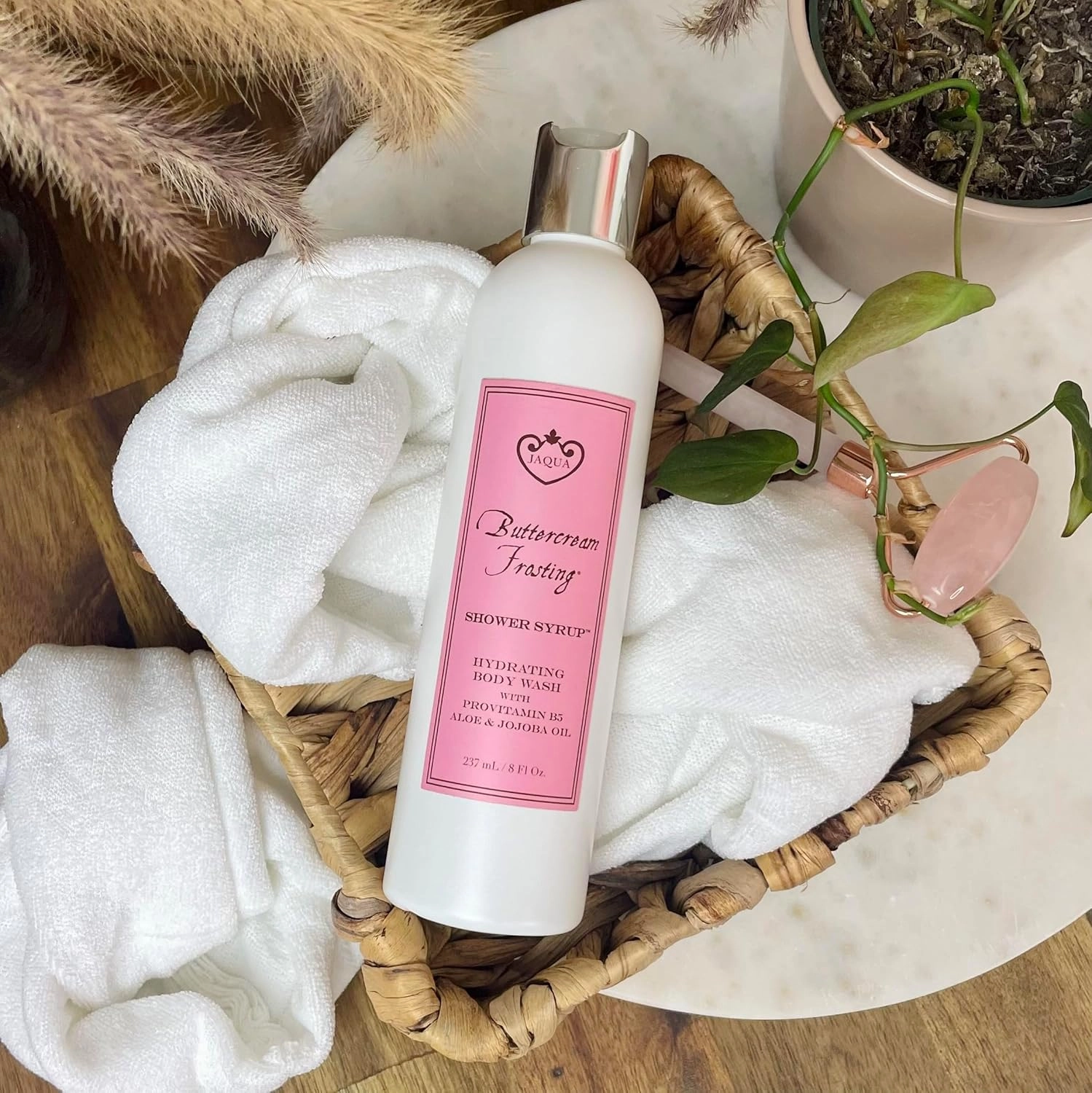 Shower Syrup Vegan Hydrating Body Wash with Jojoba and Rosehip Oil - Buttercream Frosting