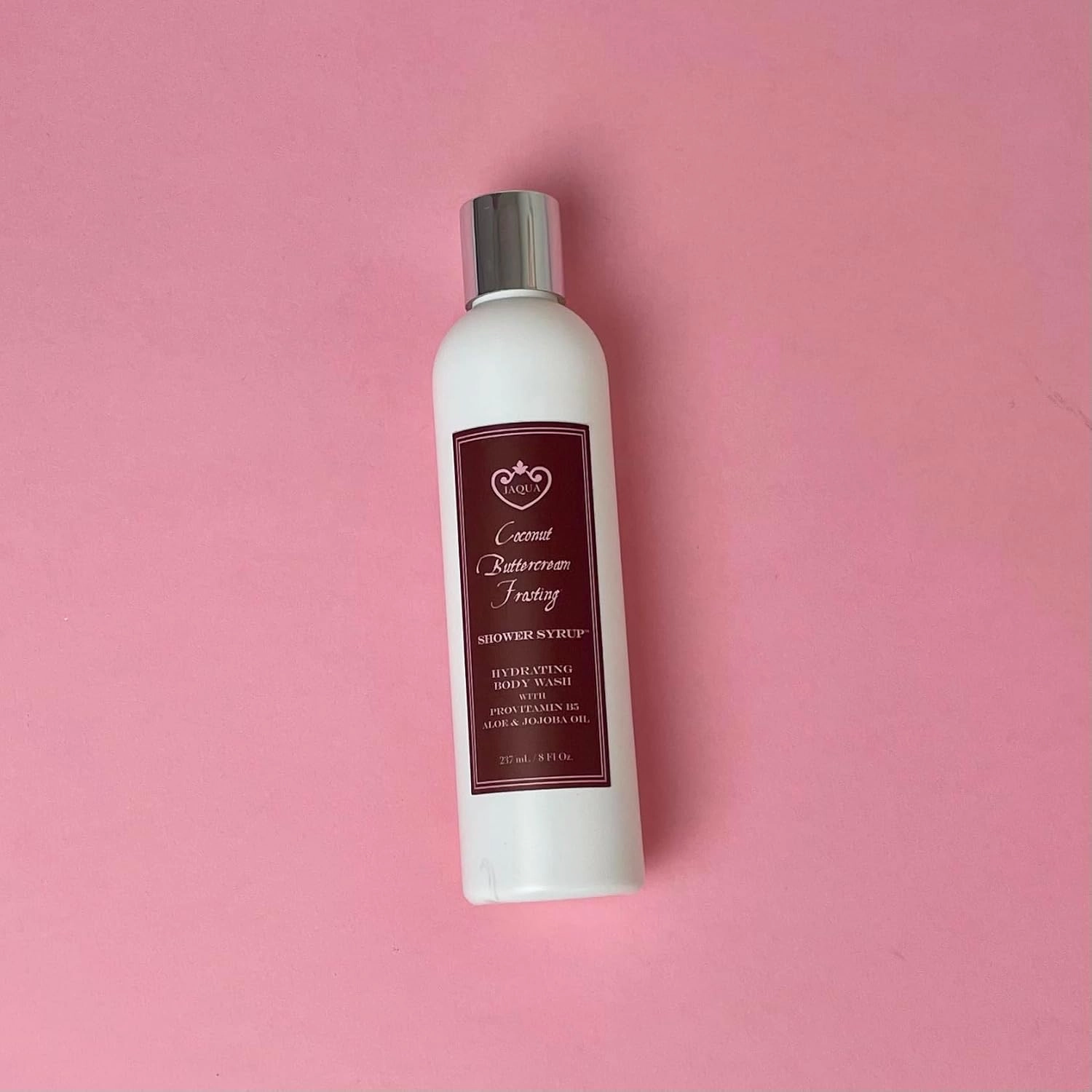 Shower Syrup Vegan Hydrating Body Wash with Jojoba and Rosehip Oil - Coconut Buttercream Frosting
