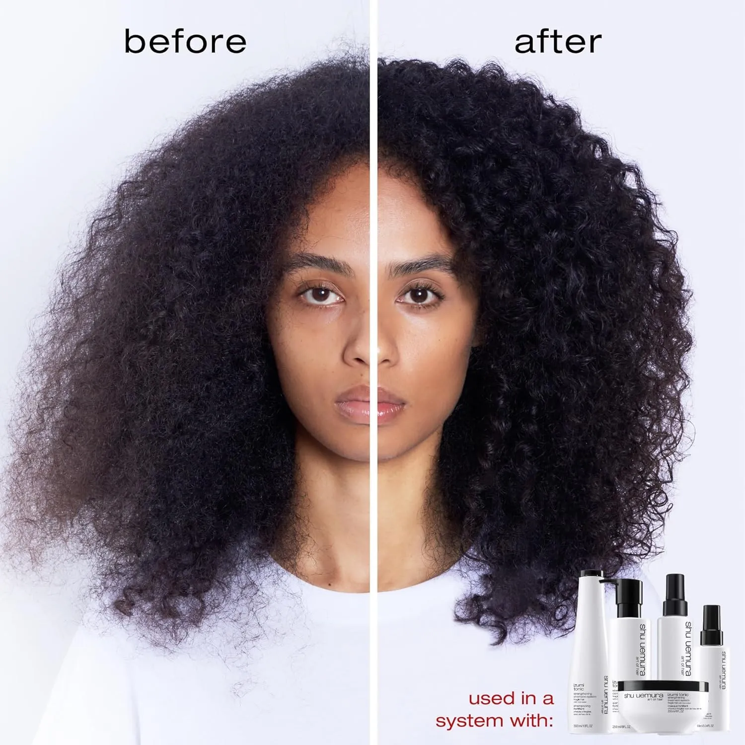 Shu Uemura Izumi Tonic Strengthening & Thickening Rice Water Shampoo - Hydrates and Repairs Damaged Hair, Smooths and Adds Shine, With Japanese Rice Water