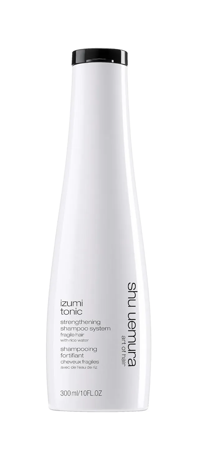 Shu Uemura Izumi Tonic Strengthening & Thickening Rice Water Shampoo - Hydrates and Repairs Damaged Hair, Smooths and Adds Shine, With Japanese Rice Water
