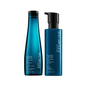 Shu Uemura Muroto Volume Lightweight Care Shampoo & Conditioner Set - Adds Shine and Long-Lasting Volume, Protects Fine Hair