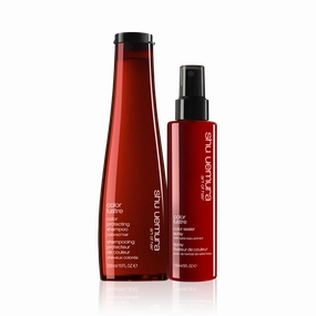 Shu Uemura Color Lustre Color Protecting Shampoo & Serum - New Formula